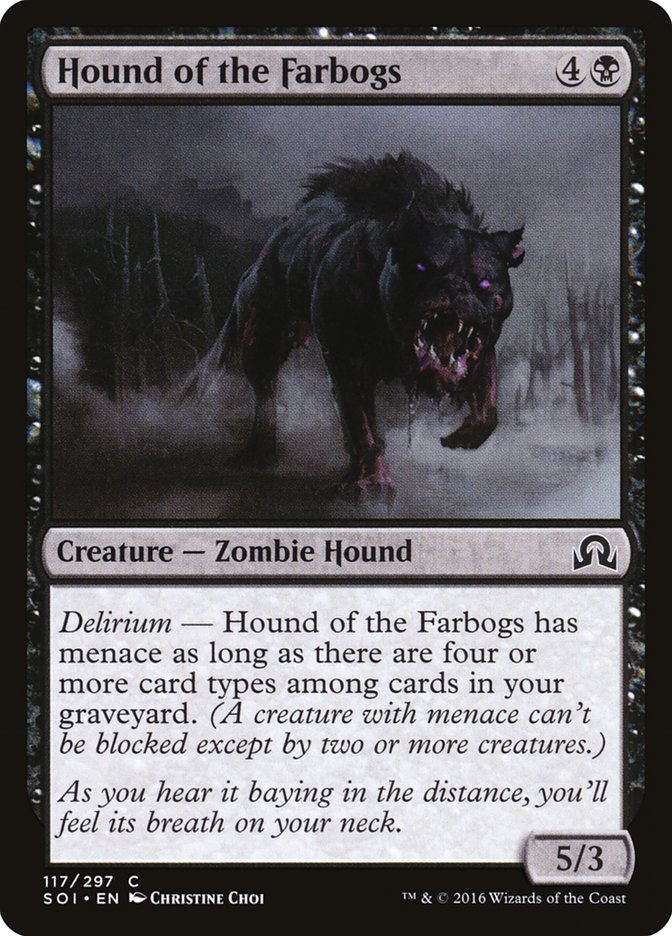 Hound of the Farbogs [Shadows over Innistrad] | Mindsight Gaming