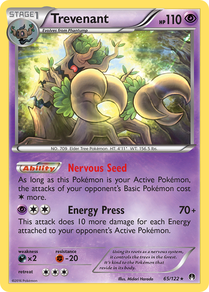 Trevenant (65/122) [XY: BREAKpoint] | Mindsight Gaming