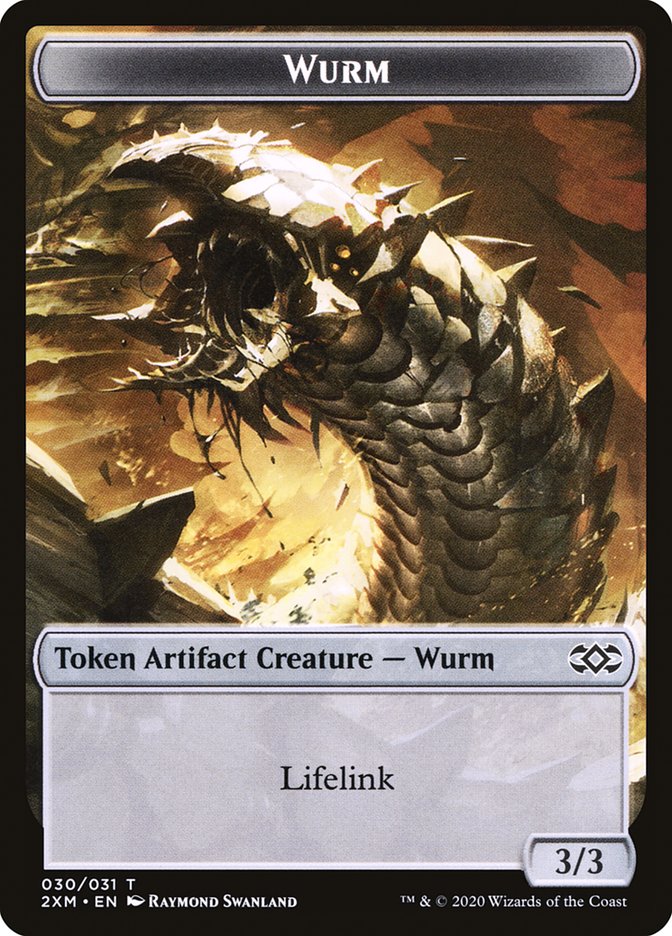 Wurm (030/031) [Double Masters Tokens] | Mindsight Gaming