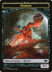 Horror // Zombie (016/036) Double-sided Token [Commander 2014 Tokens] | Mindsight Gaming