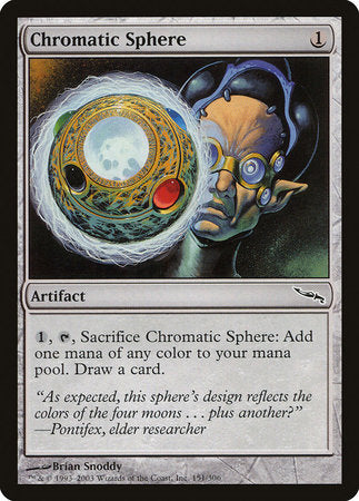 Chromatic Sphere [Mirrodin] | Mindsight Gaming