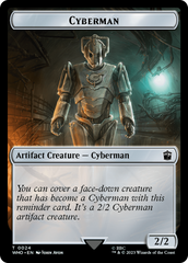 Human Noble // Cyberman Double-Sided Token [Doctor Who Tokens] | Mindsight Gaming