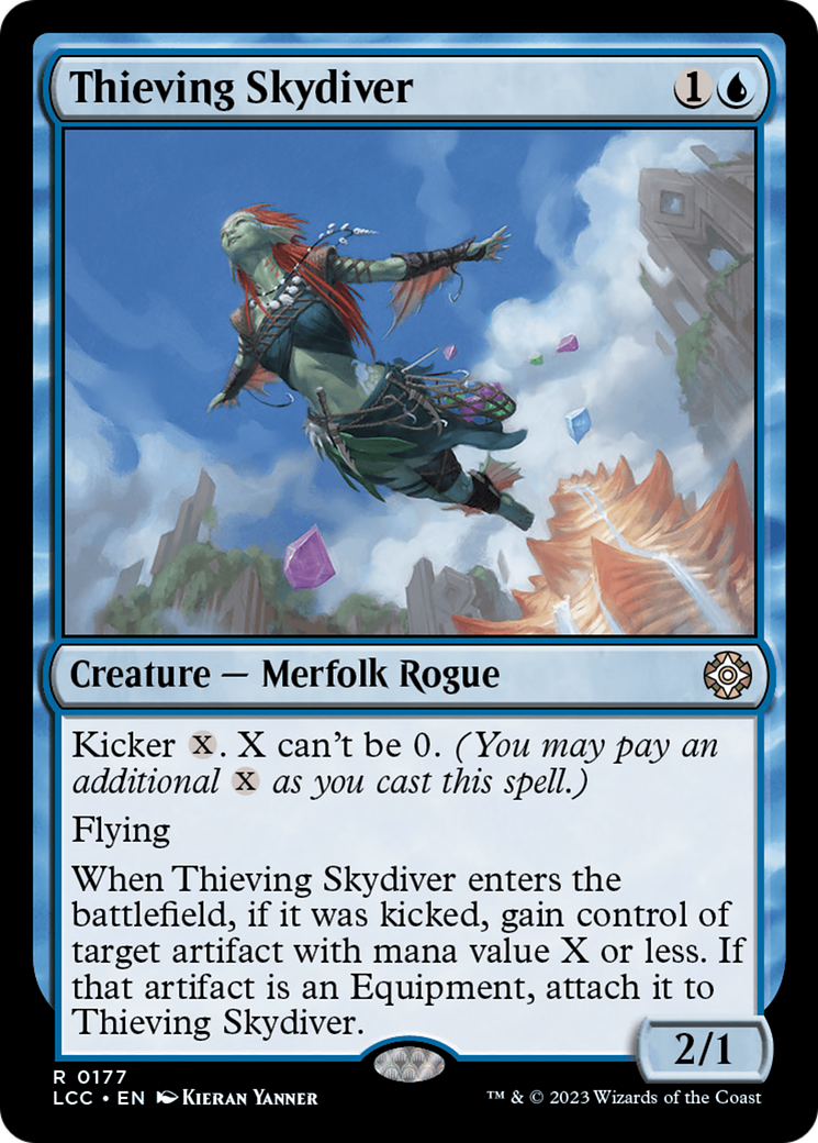 Thieving Skydiver [The Lost Caverns of Ixalan Commander] | Mindsight Gaming