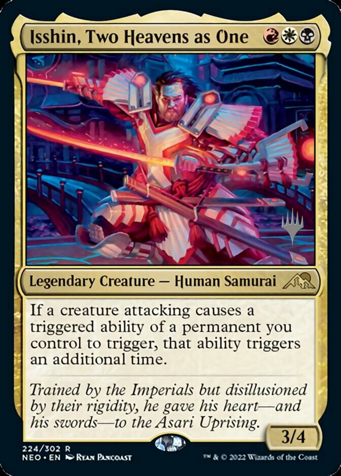 Isshin, Two Heavens as One (Promo Pack) [Kamigawa: Neon Dynasty Promos] | Mindsight Gaming