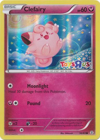 Clefairy (50/83) (Toys R Us Promo) [XY: Generations] | Mindsight Gaming