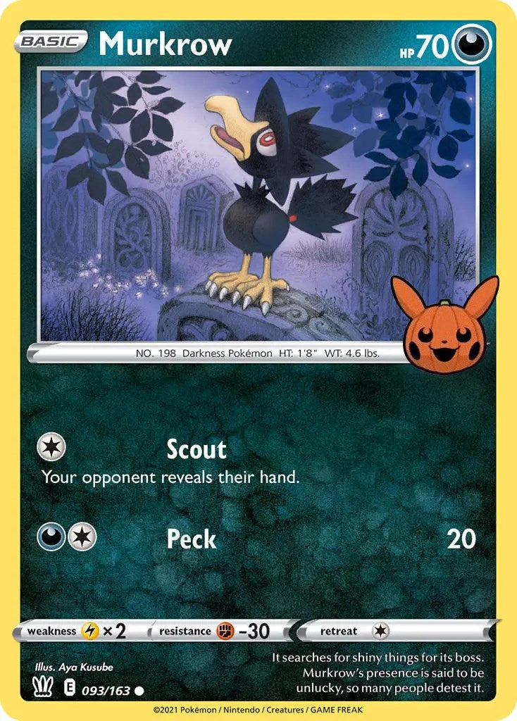 Murkrow (093/163) [Trick or Trade] | Mindsight Gaming