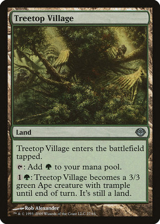Treetop Village [Duel Decks: Garruk vs. Liliana] | Mindsight Gaming