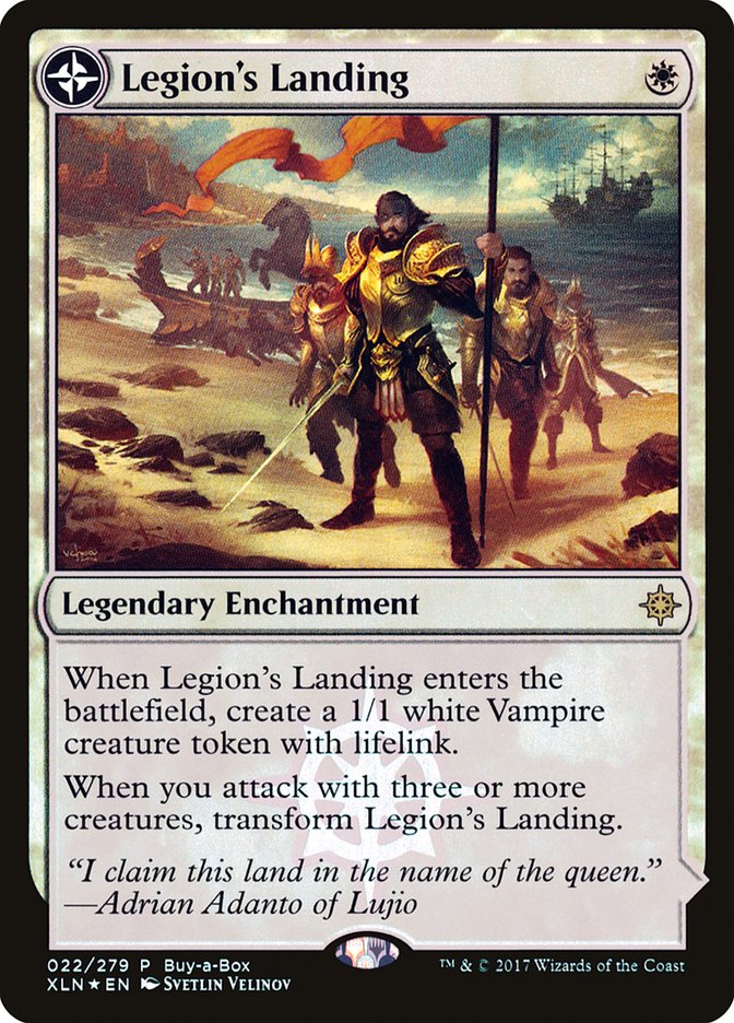 Legion's Landing // Adanto, the First Fort (Buy-A-Box) [Ixalan Treasure Chest] | Mindsight Gaming