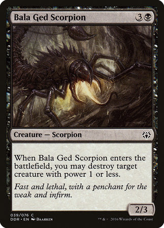 Bala Ged Scorpion [Duel Decks: Nissa vs. Ob Nixilis] | Mindsight Gaming