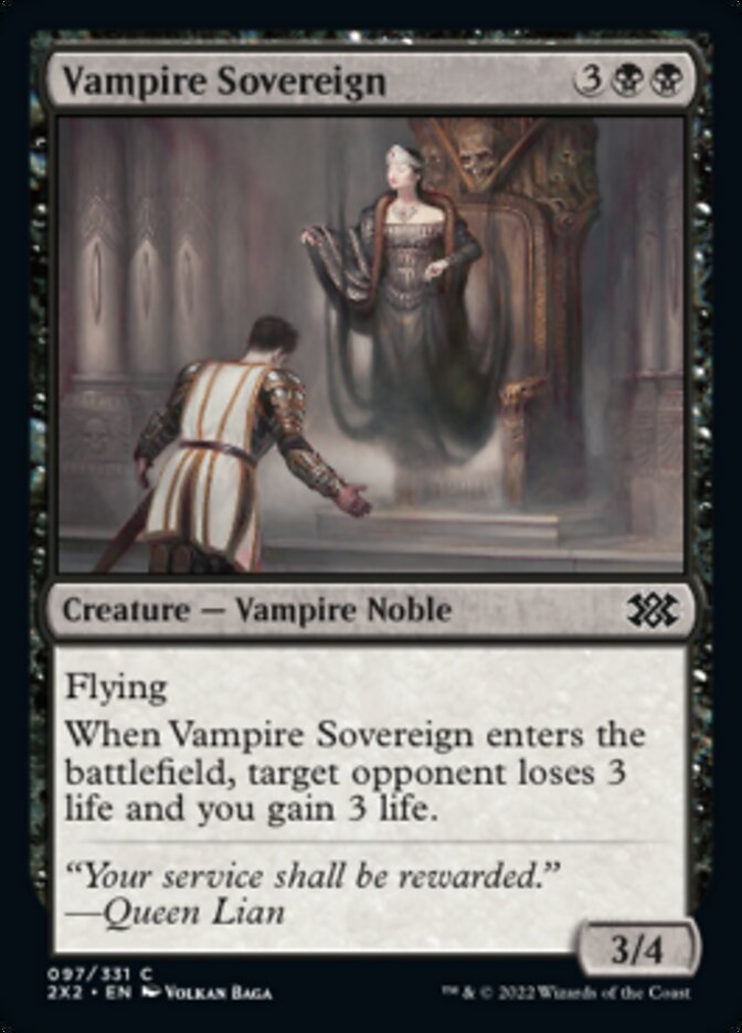 Vampire Sovereign [Double Masters 2022] | Mindsight Gaming