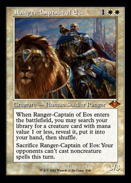 Ranger-Captain of Eos (Retro Foil Etched) [Modern Horizons 2] | Mindsight Gaming