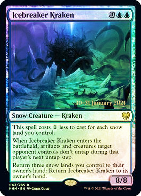 Icebreaker Kraken  [Kaldheim Prerelease Promos] | Mindsight Gaming