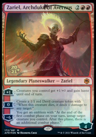 Zariel, Archduke of Avernus [Dungeons & Dragons: Adventures in the Forgotten Realms Prerelease Promos] | Mindsight Gaming