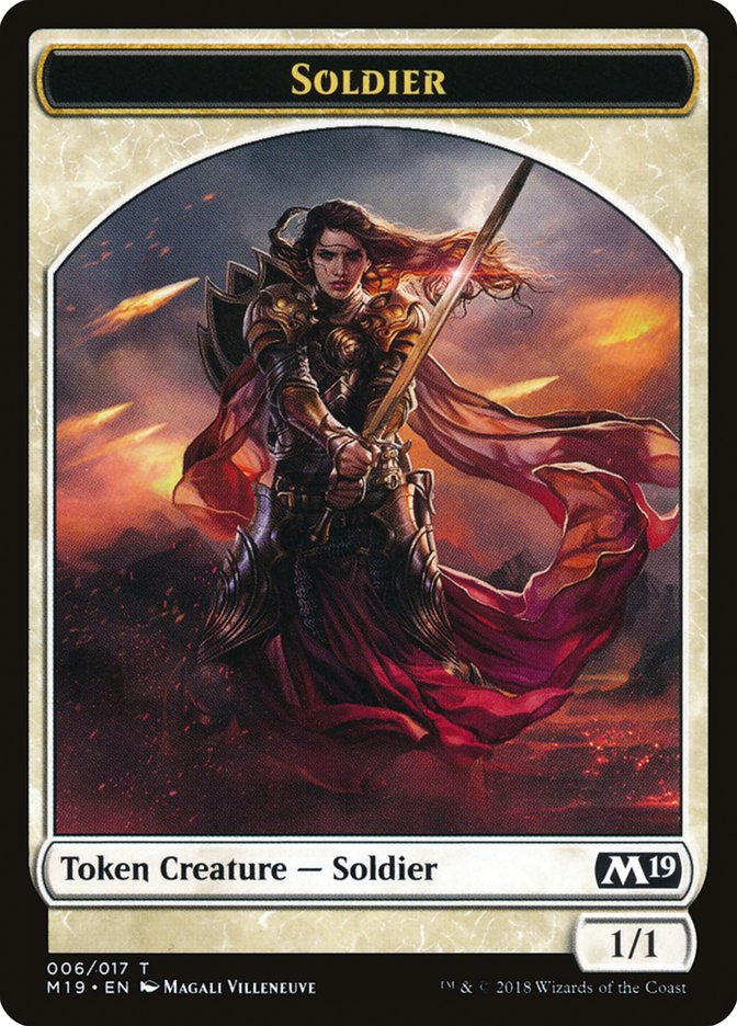 Soldier [Core Set 2019 Tokens] | Mindsight Gaming