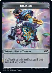 Cat // Treasure (13) Double-sided Token [Unfinity Tokens] | Mindsight Gaming