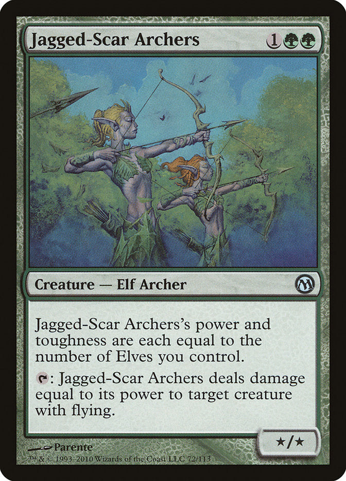 Jagged-Scar Archers [Duels of the Planeswalkers] | Mindsight Gaming