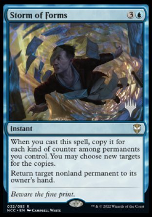 Storm of Forms (Promo Pack) [Streets of New Capenna Commander Promos] | Mindsight Gaming