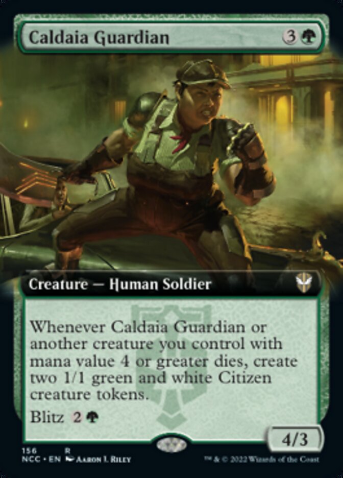 Caldaia Guardian (Extended Art) [Streets of New Capenna Commander] | Mindsight Gaming