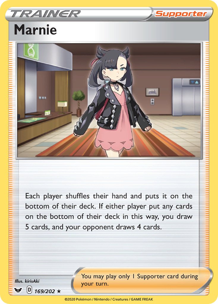 Marnie (169/202) (Theme Deck Exclusive) [Sword & Shield: Base Set] | Mindsight Gaming