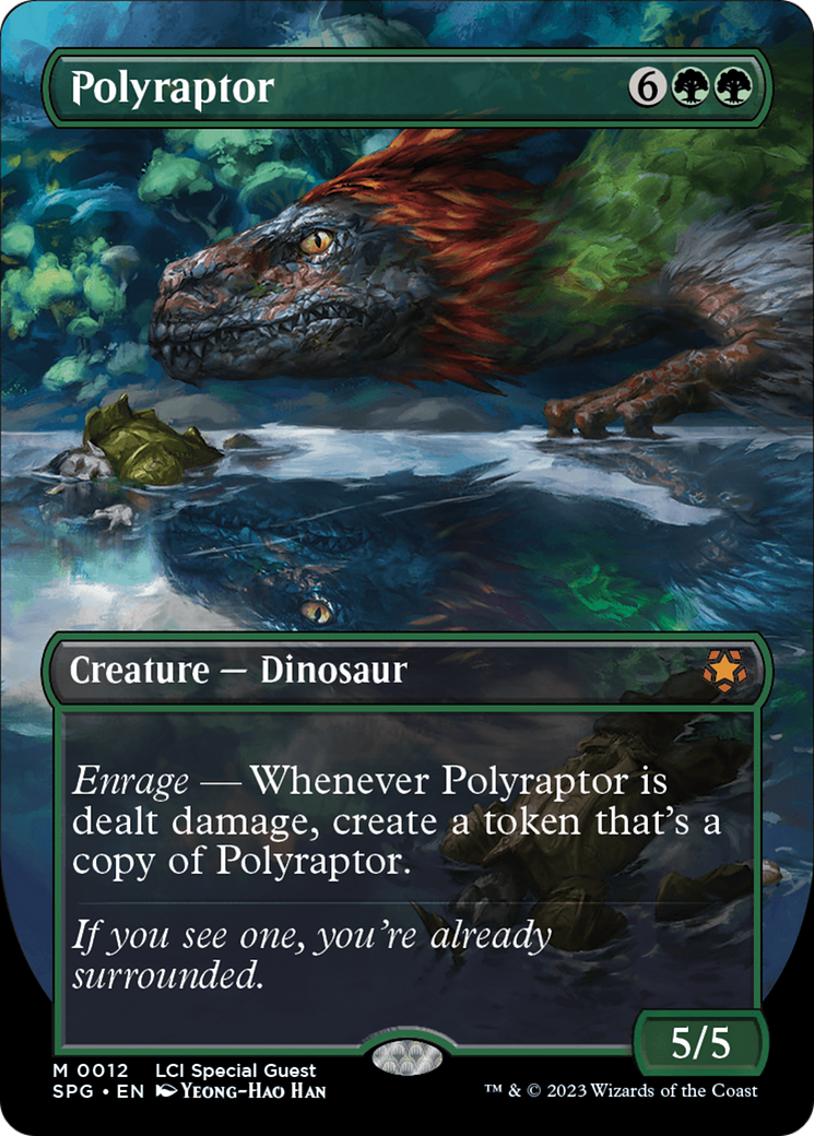 Polyraptor (Borderless) [The Lost Caverns of Ixalan Special Guests] | Mindsight Gaming