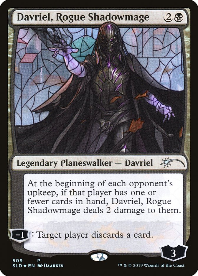 Davriel, Rogue Shadowmage (Stained Glass) [Secret Lair Drop Promos] | Mindsight Gaming