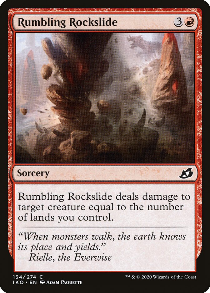 Rumbling Rockslide [Ikoria: Lair of Behemoths] | Mindsight Gaming