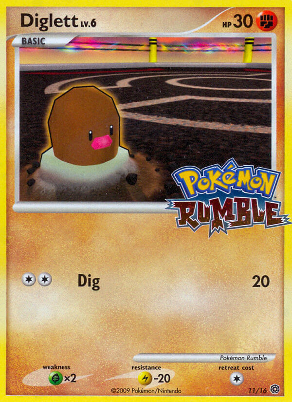Diglett (11/16) [Pokémon Rumble] | Mindsight Gaming