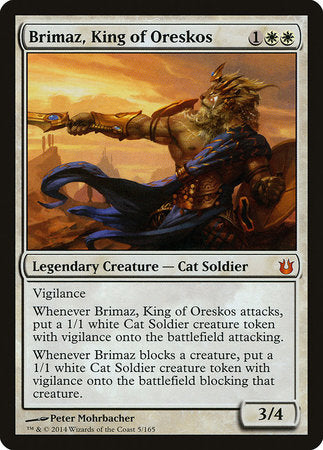 Brimaz, King of Oreskos [Born of the Gods] | Mindsight Gaming