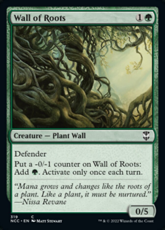 Wall of Roots [Streets of New Capenna Commander] | Mindsight Gaming