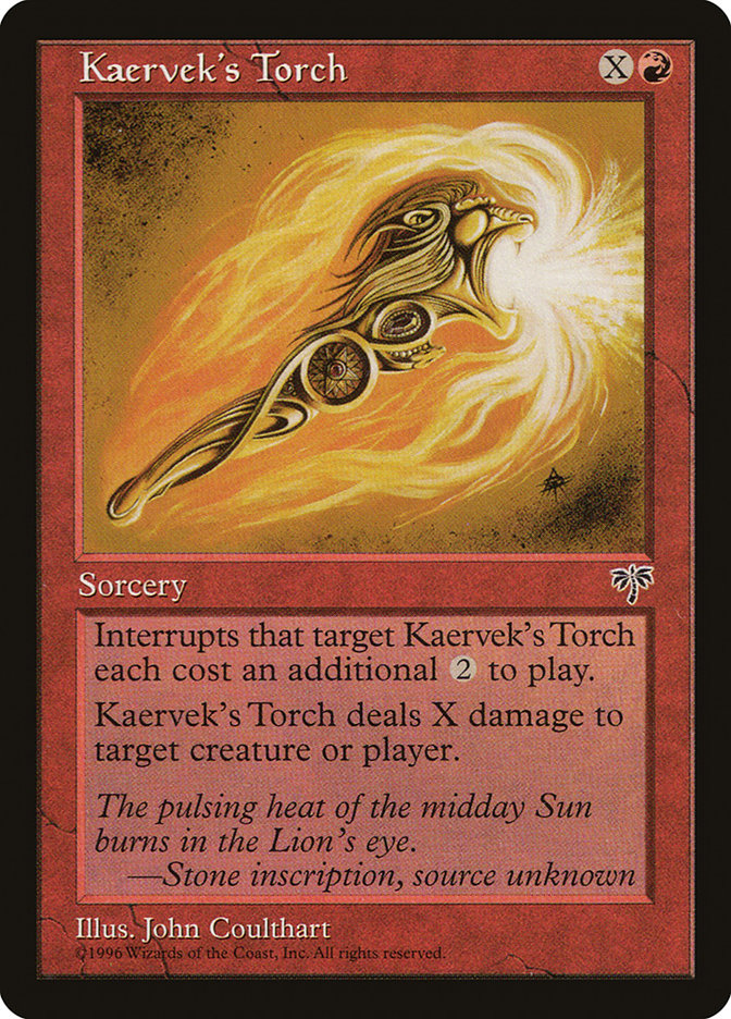 Kaervek's Torch [Mirage] | Mindsight Gaming