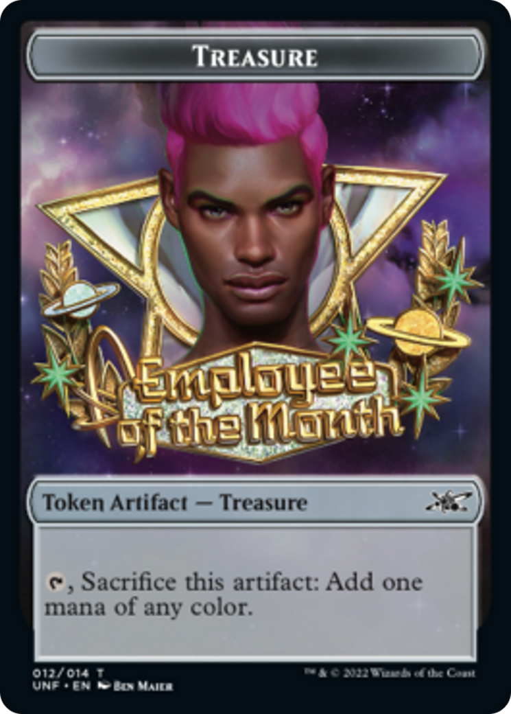 Squirrel // Treasure (012) Double-sided Token [Unfinity Tokens] | Mindsight Gaming