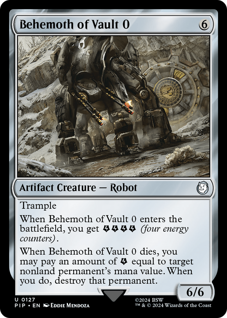 Behemoth of Vault 0 [Fallout] | Mindsight Gaming