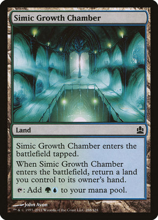 Simic Growth Chamber [Commander 2011] | Mindsight Gaming