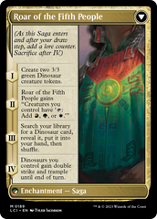 Huatli, Poet of Unity // Roar of the Fifth People [The Lost Caverns of Ixalan Prerelease Cards] | Mindsight Gaming