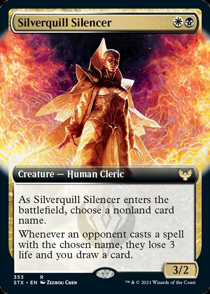 Silverquill Silencer (Extended) [Strixhaven: School of Mages] | Mindsight Gaming