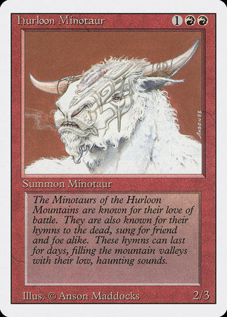 Hurloon Minotaur [Revised Edition] | Mindsight Gaming