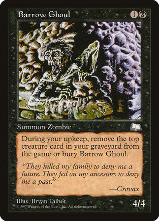 Barrow Ghoul [Weatherlight] | Mindsight Gaming