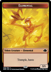 Insect // Elemental Double-Sided Token [Dominaria Remastered Tokens] | Mindsight Gaming