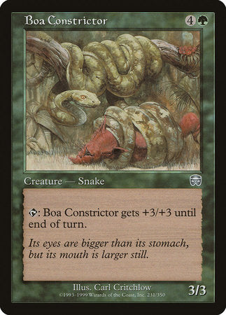 Boa Constrictor [Mercadian Masques] | Mindsight Gaming