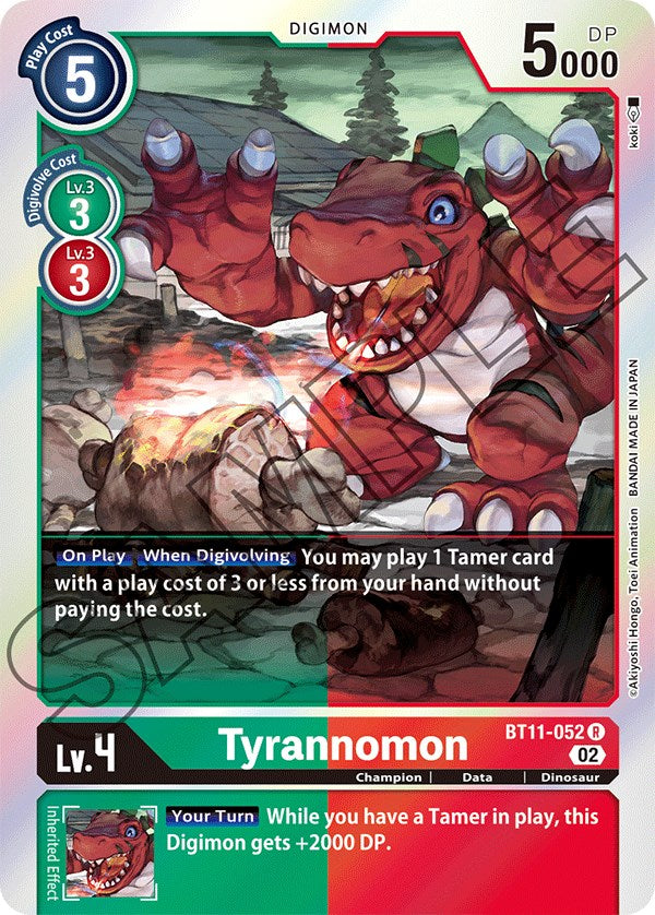 Tyrannomon [BT11-052] [Dimensional Phase] | Mindsight Gaming