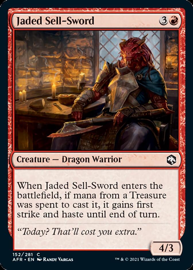 Jaded Sell-Sword [Dungeons & Dragons: Adventures in the Forgotten Realms] | Mindsight Gaming