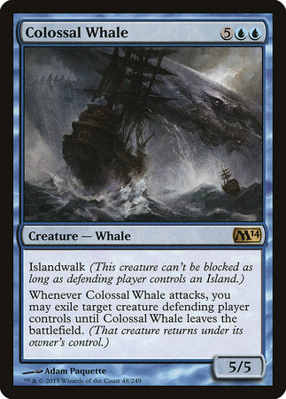 Colossal Whale [Magic 2014] | Mindsight Gaming