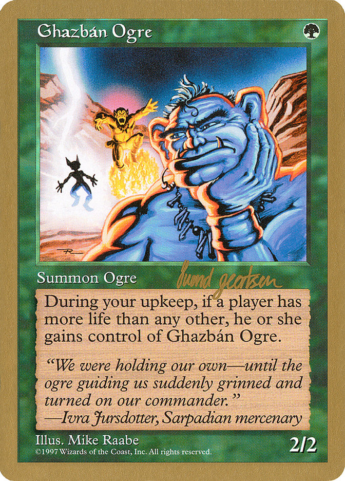 Ghazbán Ogre (Svend Geertsen) [World Championship Decks 1997] | Mindsight Gaming