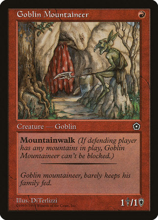 Goblin Mountaineer [Portal Second Age] | Mindsight Gaming