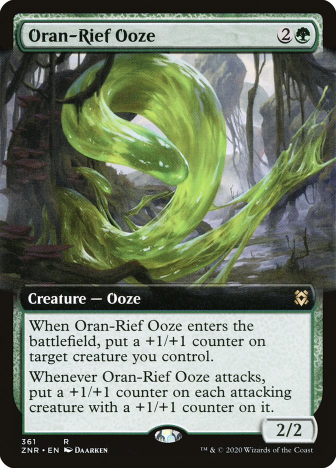 Oran-Rief Ooze (Extended Art) [Zendikar Rising] | Mindsight Gaming