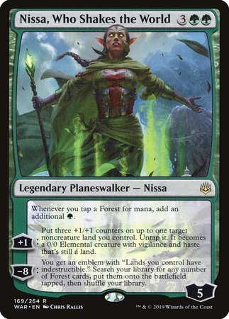 Nissa, Who Shakes the World [War of the Spark] | Mindsight Gaming