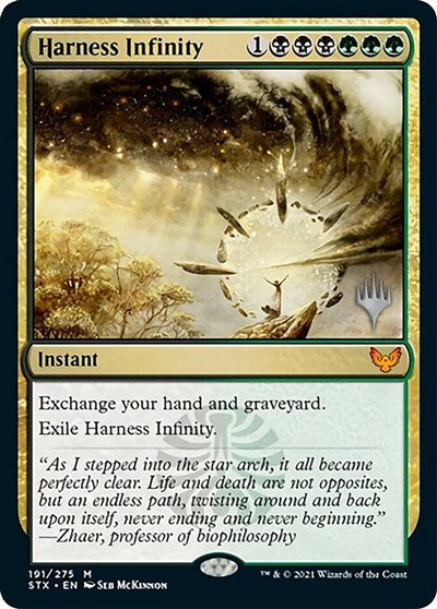 Harness Infinity (Promo Pack) [Strixhaven: School of Mages Promos] | Mindsight Gaming