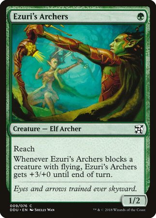 Ezuri's Archers [Duel Decks: Elves vs. Inventors] | Mindsight Gaming