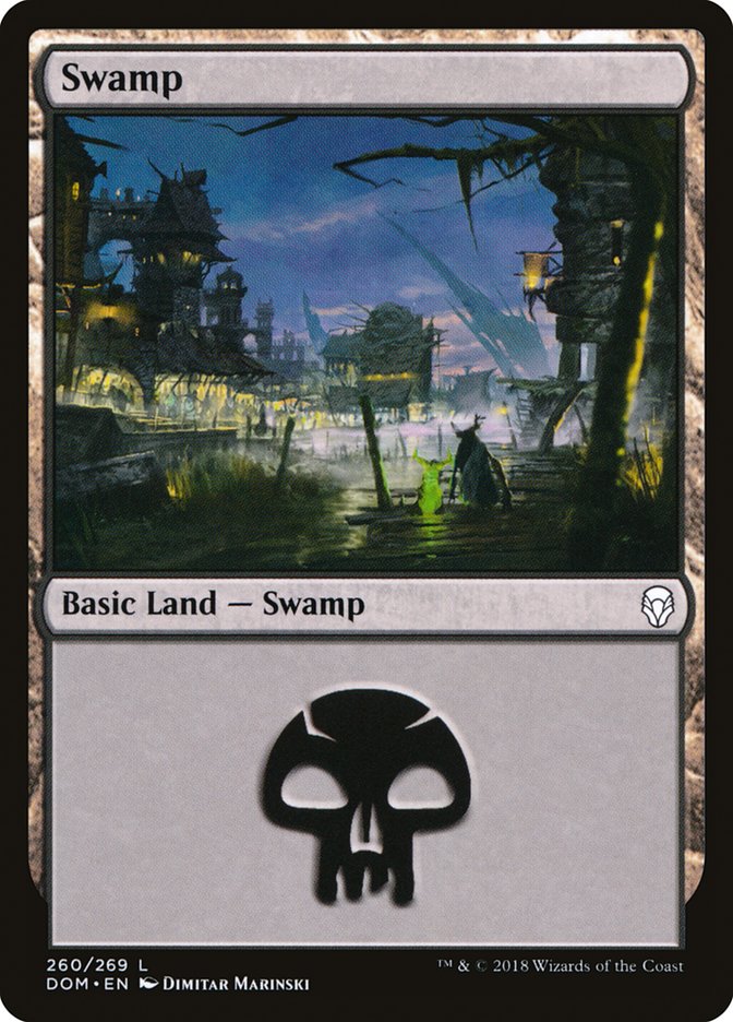 Swamp (260) [Dominaria] | Mindsight Gaming