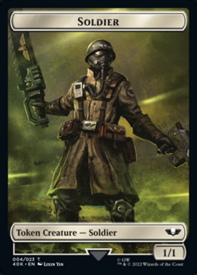 Soldier (004) // Vanguard Suppressor Double-sided Token [Universes Beyond: Warhammer 40,000 Tokens] | Mindsight Gaming